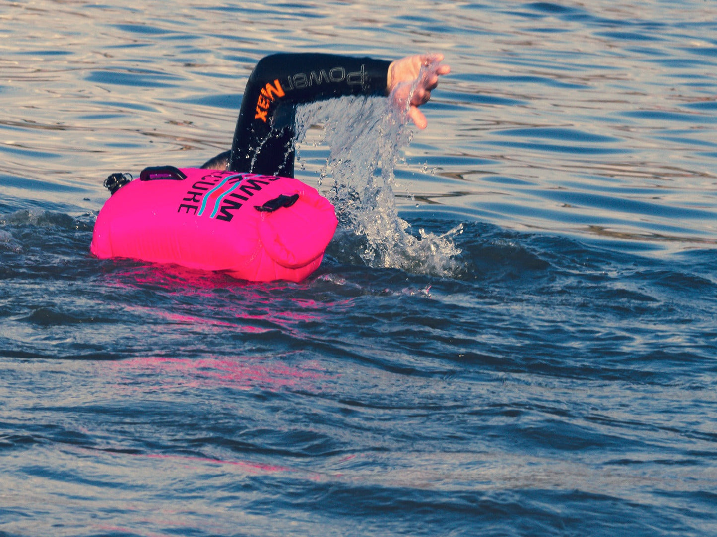 Pink 28L Dry Bag Swim Buoy