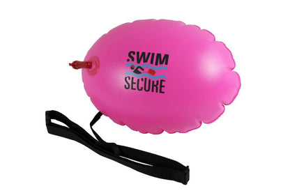 Tow Float Swim Safety Buoy – Ultra-Light, High-Visibility, Dual-Air Chamber Swim Buoy with Adjustable Waist Belt for Open Water Safety